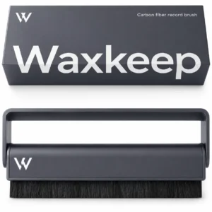 Carbon Fiber Brush - Anti-static vinyl record cleaning brush by Waxkeep