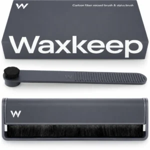 Daily Duo - 2-piece carbon fiber brush and stylus cleaner kit by Waxkeep