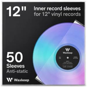 Inner Sleeves 25pk - Anti-static rice paper vinyl record inner sleeves by Waxkeep