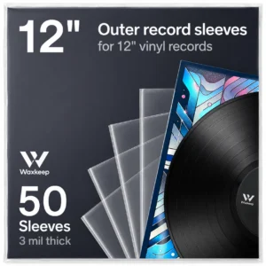 Inner Sleeves 50pk - Best value archival vinyl record inner sleeves by Waxkeep